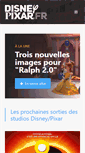 Mobile Screenshot of disneypixar.fr